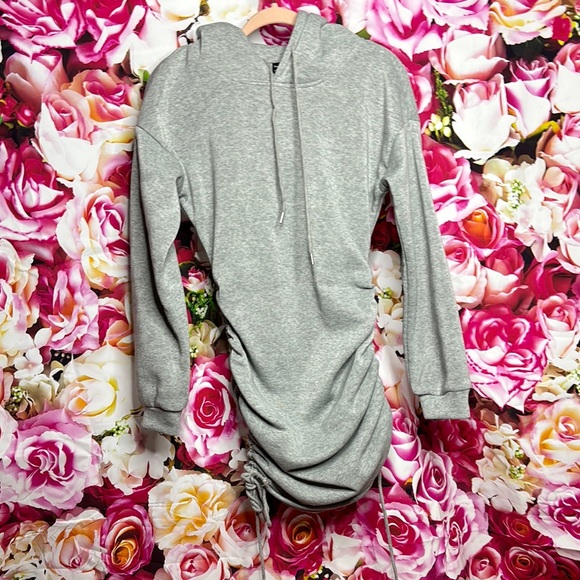 SHEIN Gray Hoodie Dress - Picture 3 of 7